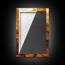 Load image into Gallery viewer, Cowboy Holding Hot Drink Framed Canvas Print - Moody Winter Landscape Art Perfect 2024 Christmas Wall Decor