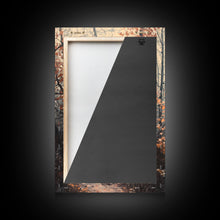 Carregar imagem no visualizador da galeria, Framed Canvas Print of a Snowy Mountain and Winter Landscape, Winter Wonderland Wall Art, Moody Landscape, Best Gift Idea, Winter Decor