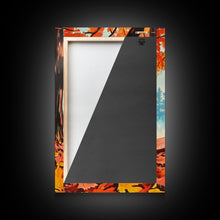 Carregar imagem no visualizador da galeria, Framed Canvas Print of Vibrant Autumn Tree and Leaves, Seasonal Wall Art, Fall Decor, Gift Idea, Modern Farmhouse, Autumn Landscape Art