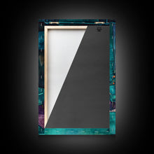 Load image into Gallery viewer, Cozy living room with Christmas tree and fireplace, Framed Canvas Print, Christmas wall art, perfect modern farmhouse holiday decor