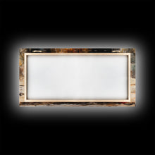 Carregar imagem no visualizador da galeria, Canvas Print Cozy Fireplace with Christmas Blanket and Mug, Rustic Christmas Decor, Holiday Home Art, Warm Christmas Wall Art