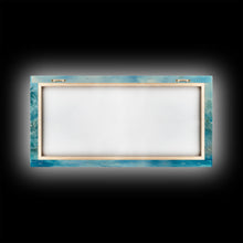 Carregar imagem no visualizador da galeria, Festive Boat Lighthouse Framed Canvas Print Christmas Nautical Holiday Art Beach Christmas Decor Best Gift Christmas Art Prints 2024