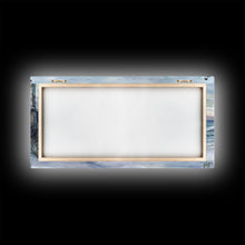 Load image into Gallery viewer, Beach Christmas decor Framed Canvas Print winter wonderland cabin Christmas vacation decor coastal Christmas wall art holiday gift idea