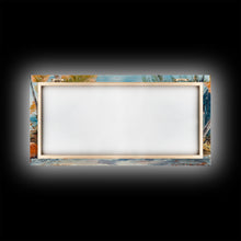 Load image into Gallery viewer, beach Christmas, Christmas beach art, tropical Christmas decor, canvas print, beach Christmas decor, holiday wall art