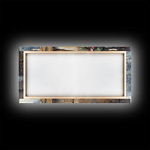 Load image into Gallery viewer, Christmas door decor, rustic Christmas decor, canvas print, Christmas decor wood, Christmas wall decor, holiday wall art