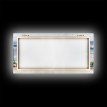 Cargar imagen en el visor de la galería, Christmas beach art, tropical Christmas decor, Christmas wall art, canvas print, beach Christmas decor, holiday wall art