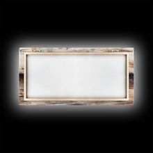 Carregar imagem no visualizador da galeria, Festive horseshoe Christmas art, rustic holiday decor, farmhouse holiday gift idea, cozy winter home decor, framed canvas print