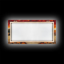 Carregar imagem no visualizador da galeria, Autumn pumpkin farm with barn, canvas print, fall farmhouse decor, rustic autumn home decor, cozy fall harvest wall art for seasonal display