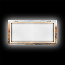 Carregar imagem no visualizador da galeria, Autumn Barn with Pumpkins in Wheelbarrow, Farmhouse Fall Decor, Framed Canvas Print, Seasonal Wall Art, Country Home Decor, Gift Idea