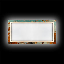 Load image into Gallery viewer, Cowboy Throwing Leaves In The Air, Funny Western Decor, Framed Canvas Print, Mood Lifting Wall Art, Fall Decor