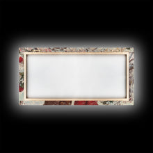 Load image into Gallery viewer, Cowboy and Cowgirl meet under the mistletoe, framed canvas print, cute winter wall art, Christmas home decor, seasonal rustic decor