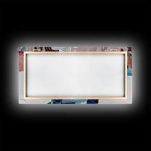 Carregar imagem no visualizador da galeria, Fall harvest Framed Canvas Print featuring a cowgirl sitting among pumpkins in a rustic setting, farmhouse autumn decor and wall art