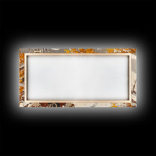 Cargar imagen en el visor de la galería, Charming Framed Canvas Print of a Cowgirl in Autumn Leaves, Perfect Fall Wall Decor and Gift Idea for Fans of Western Art Rustic Home Decor