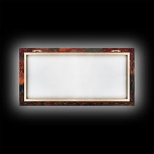 Carregar imagem no visualizador da galeria, Autumn Sunset With Pumpkins And Horse Wagon, Cozy Fall Landscape Wall Art, Rustic Country Framed Canvas Print, Warm Autumn Home Decor