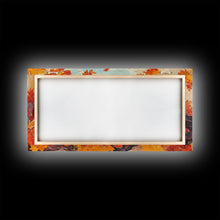 Carregar imagem no visualizador da galeria, Framed Canvas Print tranquil lakeside winter scene with snow-dusted trees and clear reflections, peaceful winter landscape art holiday decor