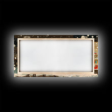 Cargar imagen en el visor de la galería, Christmas Window Shopping Scene Framed Canvas Print, Nostalgic Winter Holiday Wall Art Decor, Best Christmas Gift Idea, City Christmas Decor