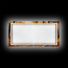 Load image into Gallery viewer, Autumn Path Bench Framed Canvas Print, Serene Fall Landscape Wall Art, Cozy Farmhouse Decor, Seasonal Wall Art Gift Idea