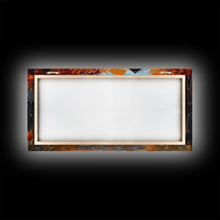 Cargar imagen en el visor de la galería, Fall Barnyard with Pumpkins Framed Canvas Print Farmhouse Decor, Fall Art Print, Rustic Home Decor, Seasonal Gift Wall Art