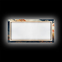 Load image into Gallery viewer, Cozy Autumn Porch with Pumpkins Framed Canvas Print, Warm Sunset Beach Scene Perfect Fall Seasonal Wall Art and Home Decor