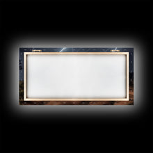 Carregar imagem no visualizador da galeria, Gloomy Haunted Graveyard At Night, Lightning Storm, Halloween Cemetery Art, ready to hang canvas print wall art