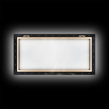 Load image into Gallery viewer, White Swan On A Black Lake, Victorian Style Vintage Art, Framed Canvas Print, Antique Art Reproduction, Traditional Wall Art