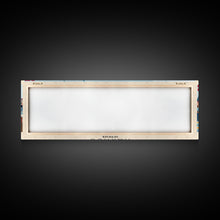 Carregar imagem no visualizador da galeria, Aarhus Denmark Panoramic Travel Poster, Framed Canvas Print or Metal Wall Art, Travel Art, Home Decor, Panoramic Painting, Midcentury Art