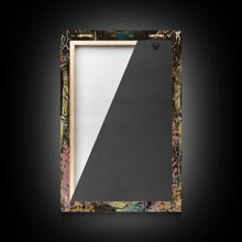 Carregar imagem no visualizador da galeria, Ghostly Figure in Ancient Ruins Framed Canvas Print, Haunted Ruins Decor, Halloween Ghost Art, Eerie Ghostly Wall Art, Spooky Ghost Print