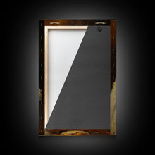 Load image into Gallery viewer, Ghostly Hot Dog Thief, Cute Lil Ghost Eatin' a Dog, The Hot Dog Ghost, Haunted Hot Dog Thief, Framed Canvas Print, Halloween Art