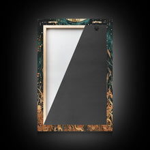 Load image into Gallery viewer, Creepy Moonlit Scarecrow Framed Canvas Print | Halloween Art | Spooky Harvest Artwork | Sinister Scarecrow Art for Home Decor