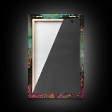 Carregar imagem no visualizador da galeria, Fierce Werewolf with Blood Moon Framed Canvas Print | Halloween Monster Art | Spooky Werewolf Decor for Home | Intense Full Moon Artwork