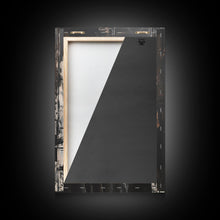 Load image into Gallery viewer, Haunted Nun with Eerie Expression, Framed Canvas Print, Gothic Halloween Art, Spooky Religious Decor, Scary Nun Painting, Gothic Home Art