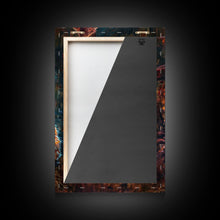 Load image into Gallery viewer, Enchanting Witch with Crystal Ball, Framed Canvas Print, Mystical Halloween Art, Spooky Witch Decor, Witchcraft Illustration, Magical Decor