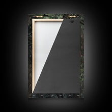 Load image into Gallery viewer, Dark Angel with Glowing Eyes in Haunted Forest - Mysterious Gothic Framed Canvas Print, Halloween Wall Art Decor