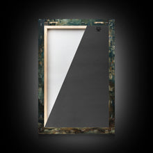 Carregar imagem no visualizador da galeria, Ghostly Figure in Victorian Attire - Eerie Night Stalker Gothic Art Framed Canvas Print, Halloween Haunted House Decor