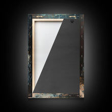 Carregar imagem no visualizador da galeria, Ghostly Figures in Forest, Halloween Art Print, Spooky Home Decor, Framed Canvas Print, Creepy Art, Halloween Wall Decor, Seasonal Wall Art