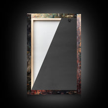 Load image into Gallery viewer, Gloomy Cemetery Halloween Art, Spooky Graveyard, Haunted Cemetery, Creepy Gravestones, Dark Artwork, Framed Canvas Print