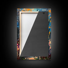 Load image into Gallery viewer, Enchanted Path Framed Canvas Print, Halloween Art, Spooky Garden, Haunted Walkway, Fall Decor Gothic Decor, Ghostly Archway, Eerie Landscape