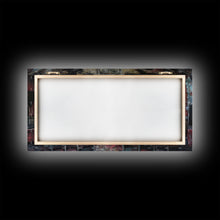 Load image into Gallery viewer, Creepy Abandoned Theater, Framed Canvas Print, Macabre Theatre, Dark Academia, Halloween Decor, Spooky Seasonal Wall Art