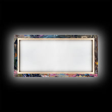 Load image into Gallery viewer, Birthday Party for One, Springtime Witch and A Birthday Cake, Framed Canvas Print, Funny Halloween Art