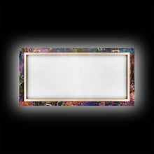 Load image into Gallery viewer, Do Ghost Pirates Eat Pizza? The Answer is Yes. Funny Halloween Wall Art, Framed Canvas Print