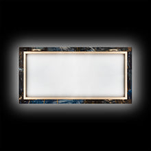 Load image into Gallery viewer, Big Ol Werewolf Having A Cheese Burger - Framed Canvas Print - Funny Halloween Art