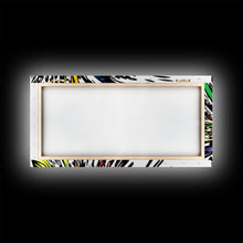 Carregar imagem no visualizador da galeria, Abstract Flower Art - Exploding Flower - Rainbow Flower Painting / Canvas Print - Framed Wall Art - Unique Minimalist / Expressionist Art