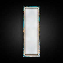 Load image into Gallery viewer, Beach Landscape Painted Canvas Art, Coastal Wall Art Print, Gallery Wall Art for Beach House, Oversized Vertical Wall Art for Living Room