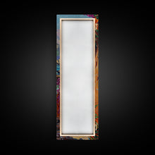 Load image into Gallery viewer, Coastal Wall Art Framed and Printed on Canvas, Surf Wall Art, Textured Canvas Painting Framed, Narrow Modern Wall Art for Office