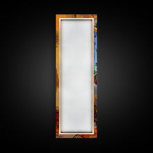 Cargar imagen en el visor de la galería, Framed and Printed Canvas Art of Mexican Hacienda, Still Life Botanical Wall Art, Tall Narrow Wall Art for Living Room, Entryway Wall Decor