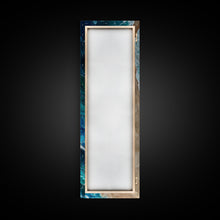 Carregar imagem no visualizador da galeria, Aerial Ocean View Art - Framed Canvas Print, Farmhouse Art, Boho Art, Skinny Art, Tall Art, Living Room Decor, Beach Wall Art for Home Decor