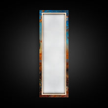 Load image into Gallery viewer, Arizona Desert Landscape with Saguaro Cactus at Sunset on a Framed Canvas Print Skinny Art Piece