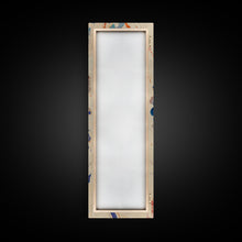 Load image into Gallery viewer, Majestic Red Dragon Soars Skinny Art Tall Art Japanese Ukiyo-e Inspired Mythical Creature Framed Canvas Print