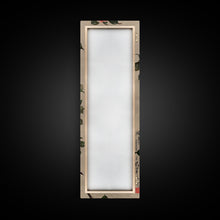 Carregar imagem no visualizador da galeria, Framed Canvas Print Of Japanese Floral Art With Camellia Blossoms And Detailed Leaves Ready To Hang Traditional Japanese Wall Art Decor