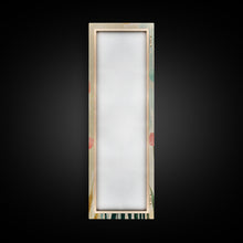 Carregar imagem no visualizador da galeria, Abstract Tulips, Pastel Colors, Japanese Art, Skinny Art, Tall Art, Framed Canvas Print, Ukiyo-e Style